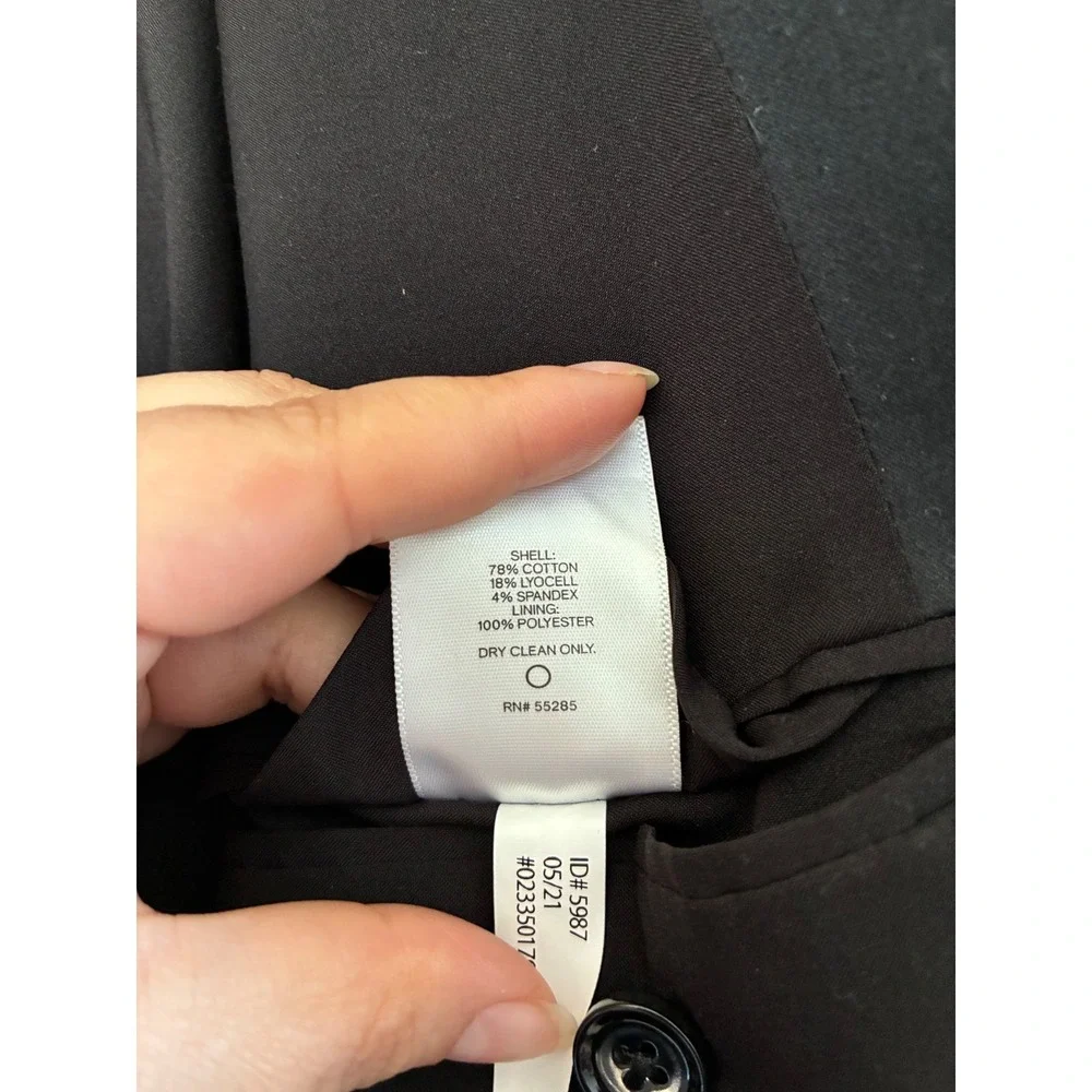 Express Mens Black Two Button Blazer Suit Jacket 40R New With Tags 29084234